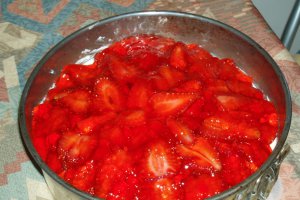 Strawberry Cheese Pie