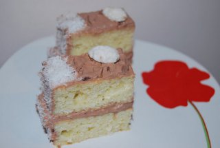 Tort cu cocos si ciocolata