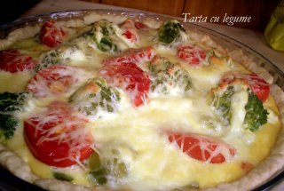 Tarta cu legume