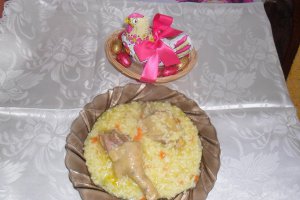 Pilaf de gaina de tara