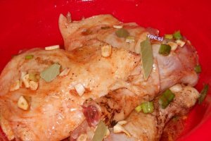 Pulpe de pui marinate la grill