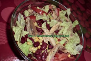 Salata cu macrou in ulei