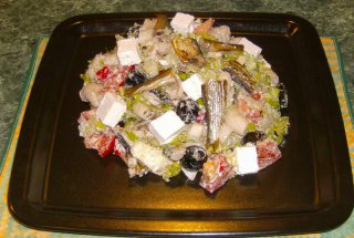 Salata cu sprot afumat