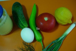 Salata de cruditati cu maioneza