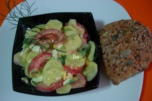 Salata de cruditati cu maioneza