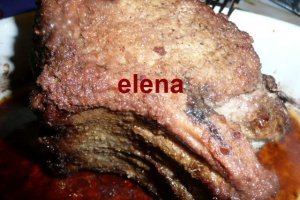 Friptura de porc cu crusta de condimente