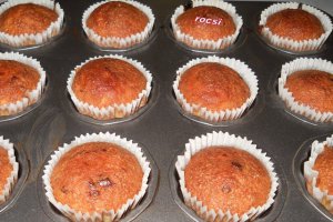 Briose cu dulceata de capsuni