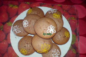 Briose cu crema de ciocolata (finetti)