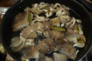 Pleurotus cu branza si smantana