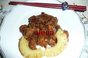 Carne de porc cu ananas