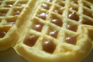 Gauffre cu caramel