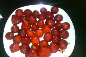 Cheesecake de capsuni
