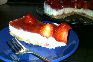 Cheesecake de capsuni