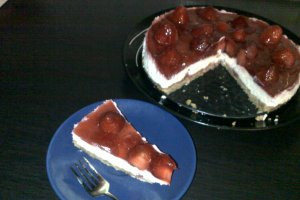 Cheesecake de capsuni