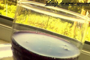 Sirop de cirese negre