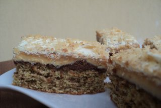 Prajitura de  casa cu dulce de leche