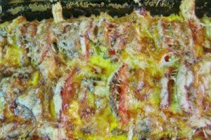Gratin de dovlecei cu rosii