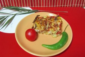 Gratin de dovlecei cu rosii