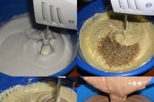 Tort cu spuma de vanilie si crema ganache