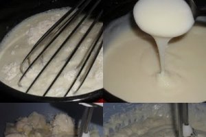 Tort cu spuma de vanilie si crema ganache