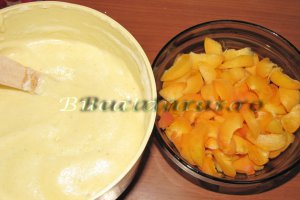 Tarta cu caise, ricotta si vanilie