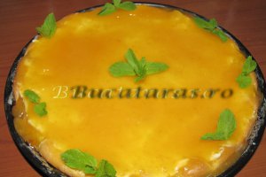 Tarta cu caise, ricotta si vanilie