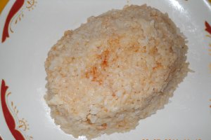 Snitele de pui in crusta de orez