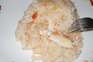 Snitele de pui in crusta de orez