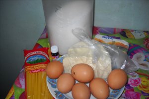 Budinca dulce cu spaghete