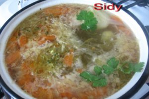 Ciorba de potroace ( cu carne de curcan)