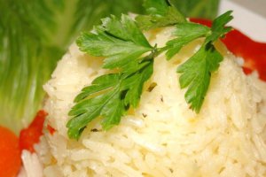 Orez basmati cu costita de porc la tigaie
