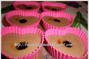 Muffins cu cacao si visine