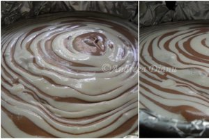 Tort de inghetata in doua culori/Zebra Ice Cream
