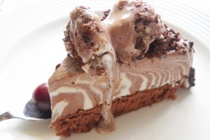 Tort de inghetata in doua culori/Zebra Ice Cream