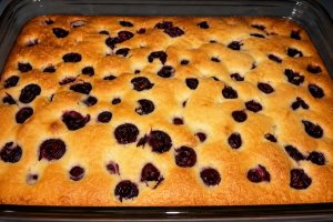 Desert prajitura cu iaurt si visine