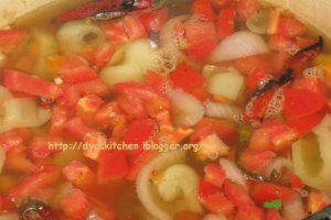 Saramura de peste cu legume