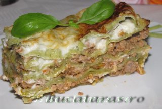 Lasagne con spinaci