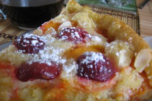Tarta cu caise si crema "frangipane"
