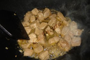 Muschiulet de porc cu legume si orez