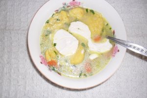 Supa de legume cu galuste