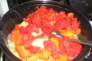 Piure de legume cu pulpe