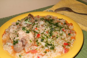 Copanele cu orez si legume de sezon