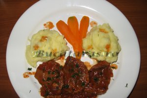 Rasol alb de vitel cu sos