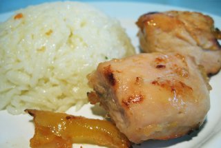 Piept de pui cu ghimbir, lamaie si miere