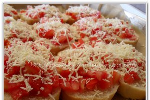 Bruschete la cuptor