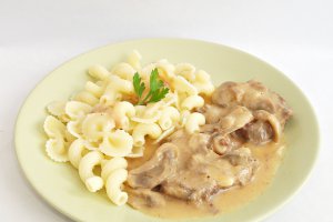 Escalop de vitel cu ciuperci