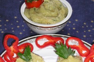 Salata de vinete si ardei copti
