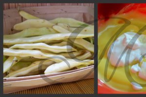 Salata de fasole pastai cu maioneza si usturoi