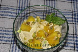 Inghetata cu mango si fistic