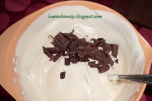 Inghetata caramel cu ciocolata(fara ou)